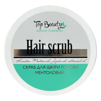 Скраб-пілинг для шкіри голови ментол TOP BEAUTY 250 мл