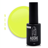 Гель-лак неоновийADORE professional l 7,5ml N-06 - lemon