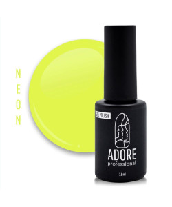 Гель-лак неоновийADORE professional l 7,5ml N-06 - lemon