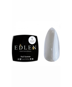 Гель моделюючий для нарощування нігтів EDLEN BUILDER GEL №1 Прозорий 15 мл