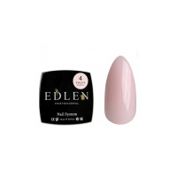 Гель моделюючий для нарощування нігтів EDLEN BUILDER GEL №4 Рожевий з молочним підтоном 30мл