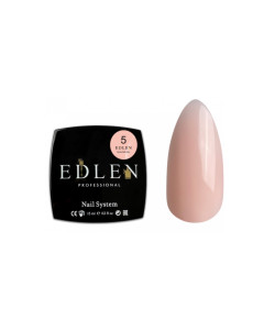 Гель моделюючий для нарощування нігтів EDLEN BUILDER GEL №5 Теплий рожевий 15 мл