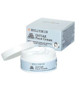 Омолоджувальний крем для обличчя з екстрактом чорної ікри HOLLYSKIN Caviar Face Cream, 50мл.