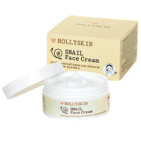 Пом'якшувальний крем для обличчя з муцином равлика HOLLYSKIN Snail Face Cream, 50мл.