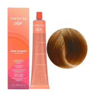 Крем-фарба для волосся Inebrya Color 8/00 світло-русий посилений, 100 мл