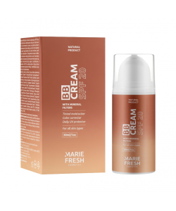 Тонувальний ВВ-крем MARIE FRESH SPF20, 30 мл.