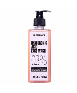 Гель для вмивання з гіалуроновою кислотою Hyaluronic acid face wash 0,3% Mr.SCRUBBER, 400 мл.