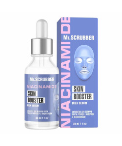 Сироватка для обличчя проти розацеа і куперозу з ніацинамідом Milk Serum Mr.SCRUBBER, 30 мл.