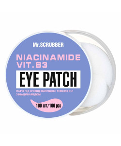 Патчі під очі від зморщок і темних кіл з ніацинамідом Niacinamide Eye Patch Mr.SCRUBBER, 100 шт.