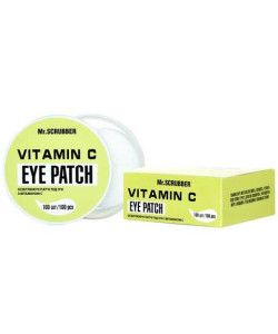 Патчі для висвітлення шкіри під очима з вітаміном С Vitamin C Eye Patch Mr.SCRUBBER, 100 шт.