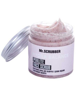 Перлітовий скраб для обличчя з двома видами гіалуронової кислоти Hydra balance Perlite Face Scrub Mr.SCRUBBER, 200г