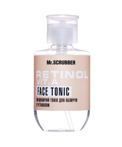 Зміцнювальний тонік для обличчя з ретинолом Retinol Vit.A Face Tonic Mr.SCRUBBER, 250 мл.