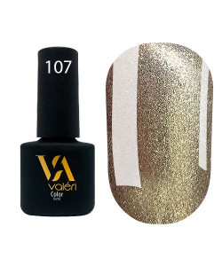 Гель-лак VALERI Color №107 мікроблискітки золоті 6 ml