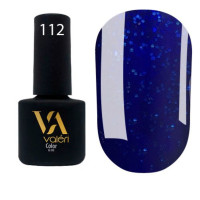 Гель-лак VALERI Color №112 синій з блискітками 6 ml