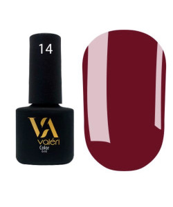 Гель-лак VALERI Color №014 бордовий 6 мл VA14