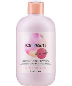 Шампунь відновлюючий з кератином Inebrya Keratin Restructuring Shampoo, 300 мл