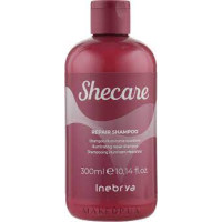Шампунь відновлюючий Inebrya Shecare repair shampoo для сухого та пошкодженого волосся, 300 мл