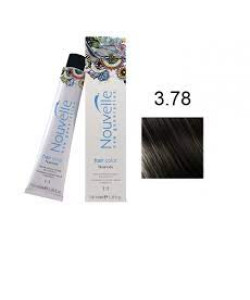 Фарба для волосся Nouvelle Hair Color 3.78 чорна перлина, 100 мл