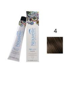 Фарба для волосся Nouvelle Hair Color 4 середньо-коричневий, 100 мл