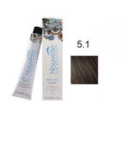 Фарба для волосся Nouvelle Hair Color 5.1 світла попелясто-коричнева, 100 мл
