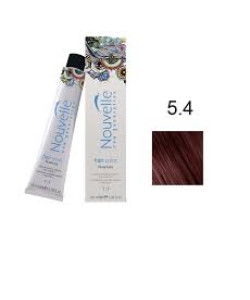 Фарба для волосся Nouvelle Hair Color 5.4 світлий мідно-каштановий, 100 мл