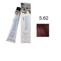 Крем-фарба для волосся Nouvelle Hair Color 5.62 світлий червоний матово-коричневий, 100 мл