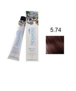 Фарба для волосся Nouvelle Hair Color 5.74 палісандрове дерево, 100 мл