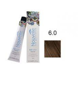 Фарба для волосся Nouvelle Hair Color 6.0 Насичений темно-русявий, 100 мл