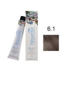 Фарба для волосся Nouvelle Hair Color 6.1 темно-попелястий русявий, 100 мл