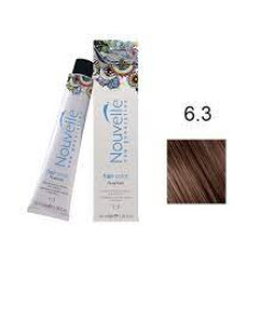 Фарба для волосся Nouvelle Hair Color 6.3 темно-золотистий русявий, 100 мл