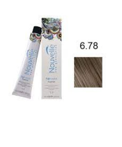 Фарба для волосся Nouvelle Hair Color 6.78 кварц, 100 мл