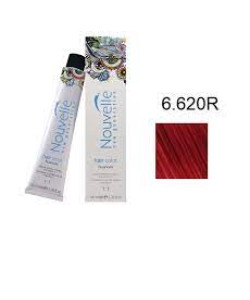 Фарба для волосся Nouvelle Hair Color 6.620r рубін, 100 мл