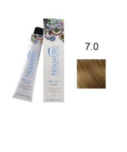 Фарба для волосся Nouvelle Hair Color 7.0 насичений середньо-русявий, 100 мл
