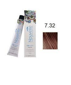 Фарба для волосся Nouvelle Hair Color 7.32 кориця, 100 мл
