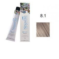 Фарба для волосся Nouvelle Hair Color 8.1 світло-попелястий русявий, 100 мл