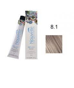 Фарба для волосся Nouvelle Hair Color 8.1 світло-попелястий русявий, 100 мл