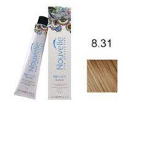 Фарба для волосся Nouvelle Hair Color 8.31 золотистий попелястий світло-русявий, 100 мл