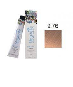 Фарба для волосся Nouvelle Hair Color 9.76 дуже світлий коричнево-червоний блондин, 100 мл