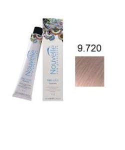 Фарба для волосся Nouvelle Hair Color 9.720 дуже світлий коричнево-фіолетовий блондин, 100 мл