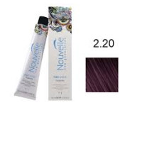 Фарба для волосся Nouvelle Hair Color 2.20 брюнет з фіолетовим відливом, 100 мл