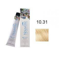 Фарба для волосся Nouvelle Hair Color 10.31 золотистий попелястий платиновий блондин, 100 мл