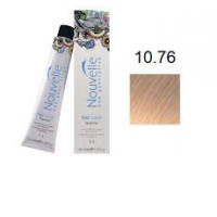 Фарба для волосся Nouvelle Hair Color 10.76 платиновий коричнево-червоний блондин, 100 мл