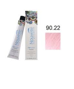 Фарба для волосся Nouvelle Hair Color 90.22 рожевий перламутр, 100 мл