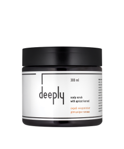 Скраб-мікропілінг для шкіри голови Deeply Scalp Scrub з абрикосовою кісточкою, 300 мл