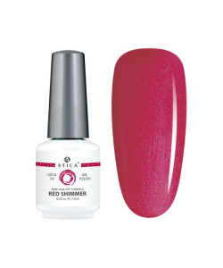 Гель лак ATICA Red Shimmer GPM09, 7,5 мл