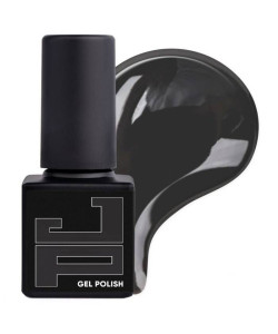 Гель-лак Jerden Proff Gel Polish №02 (чорно-сірий, емаль), 5 мл 