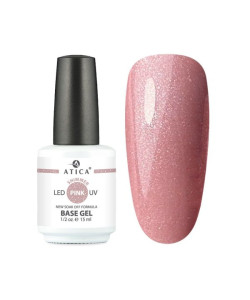 Камуфлююча база ATICA з шимером Pink Shimmer Atica, 15мл.