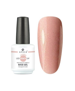 Камуфлююча база ATICA з шимером Peach Shimmer 15мл.