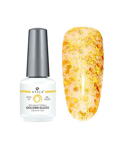 Гель лак ATICA Golden Gloss GPM120, 7,5 мл