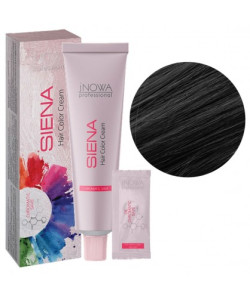Крем-фарба jNOWA Professional SIENA CHROMATIC SAVE 2/0 Чорний, 90 мл